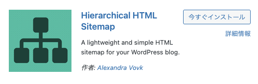 Hierarchical HTML Sitemap